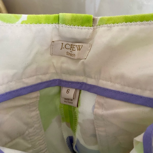 JCREW floral side zip shorts size 6 - Picture 2 of 6